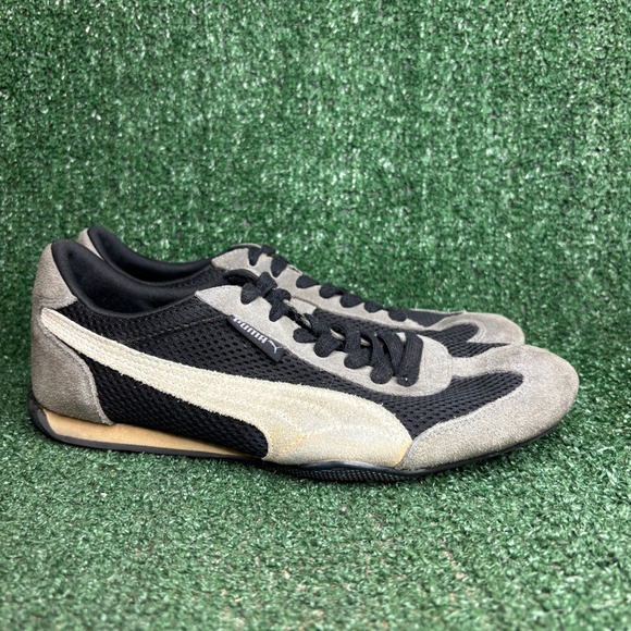 Puma Other - Puma H Street 355754 03 Running Mesh Suede‎ Low Top Sneaker Black Grey Mens 8